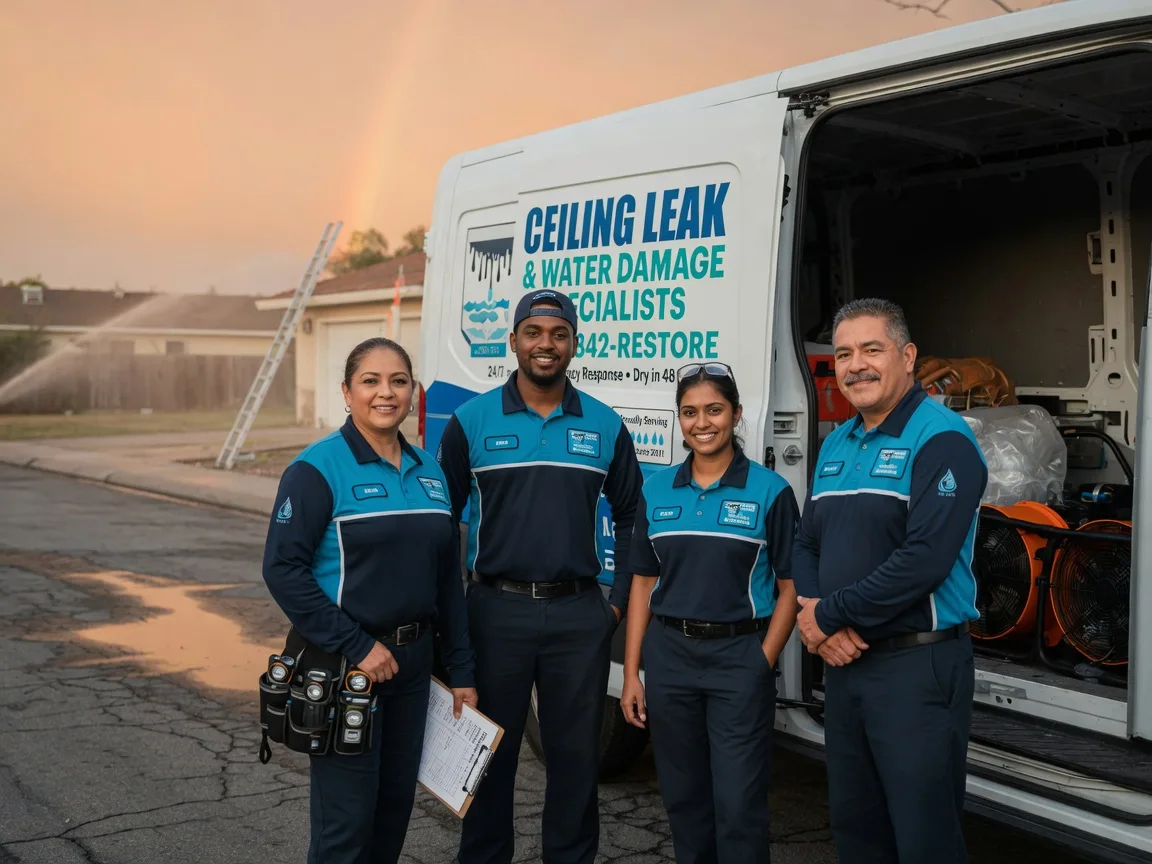 Ceiling Leak Cleanup company in Petrolia, TX