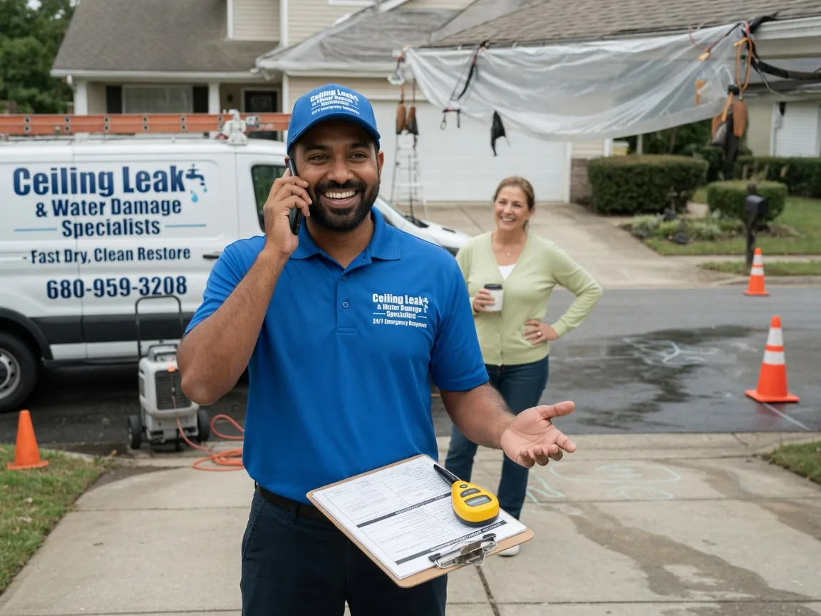 Ceiling Leak Cleanup Petrolia, TX FAQs